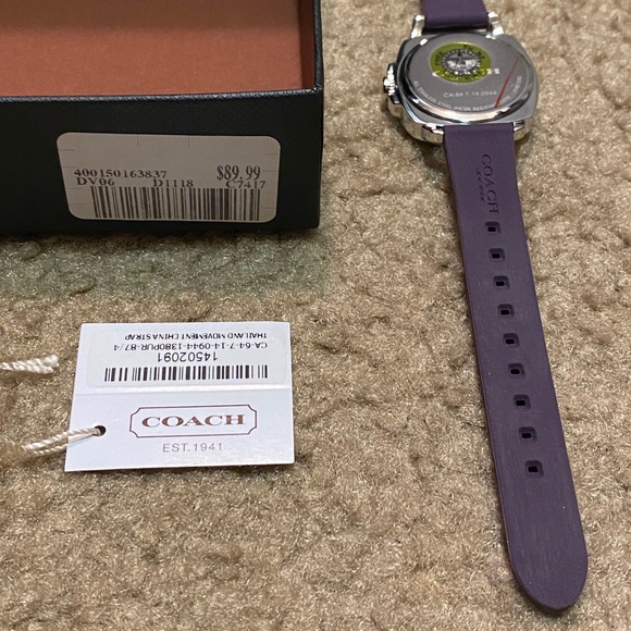 Coach Purple Watch main image 4